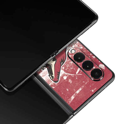 NHL Arizona Coyotes Frozen Galaxy Z Fold3 5G Skin